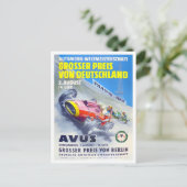  wedstrijden van de Grote Prijs van Avus 1957 Briefkaart (Staand voorkant)