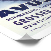 wedstrijden van de Grote Prijs van Avus 1957 Poster (Hoek)