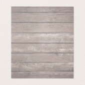 Wedstrijktafel-nummer Escort Hydrangea Rustic Wood Kaart (Binnenkant ongevouwen)