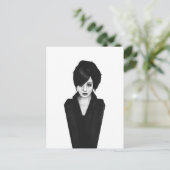 weduwe briefkaart (Staand voorkant)