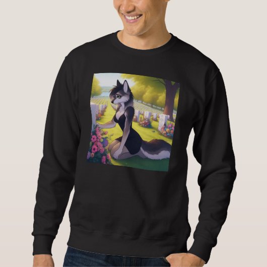 Weduwe Wolf Trui (Voorkant)