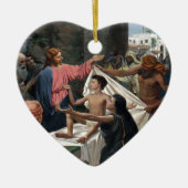 weduwen keramisch ornament (Voorkant)