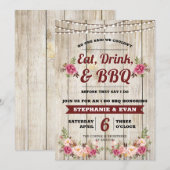 Weduwingshower die ik doe - BBQ Nodig 5x7 uit Kaart (Voorkant / Achterkant)