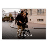 Weduwreis bestemming Fototabel nummer Kaart (Voorkant)