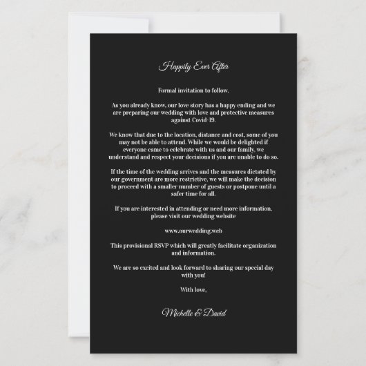 Weduwsap Black Eenvoudige, moderne, minimale foto (Achterkant)