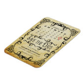 weduwschap Opslaan Datum kalender Magneet (Linkerzijde)