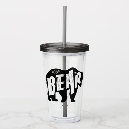 Wee Beer Acryl Drinkbeker (Voorkant)