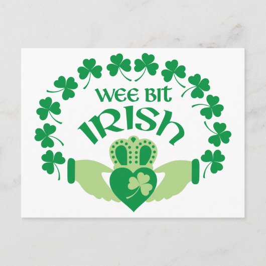 Wee Bit Irish Briefkaart (Voorkant)