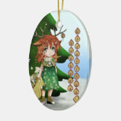 Wee Deer Keramisch Ornament (Links)