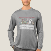 WEE FISH EWE A MARE EGRETS MOOSE Sandra Boynton Tri-Blend Shirt (Voorkant volledig)