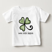 Wee Irish Lassie St. Patrick's Day Shirten (Voorkant)