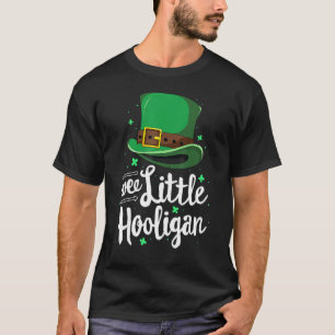 Wee kleine hooligan St Patricks Day Kinder jongens T-shirt