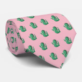 Wee Nessie (roze) Stropdas (Opgerold)