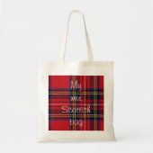 Wee Scottish Canvas tas (Voorkant)