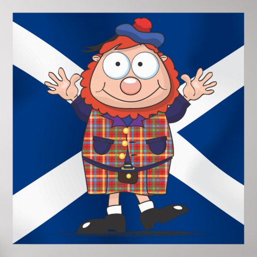 Wee Scottish Guy Poster (Voorkant)
