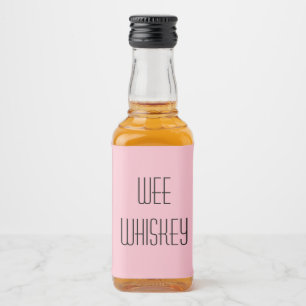 Wee Whiskey Likeurfles Etiket