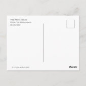 Wee White House Glen Coe Scottish Highlands Briefkaart (Achterkant)