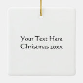 Wee White House Glen Coe Scottish Highlands Keramisch Ornament (Achterkant)