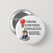 Wee Willie Winkie Ronde Button 5,7 Cm (Voorkant /achterkant)