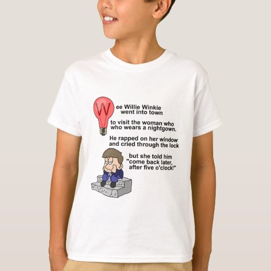Wee Willie Winkie T-shirt (Voorkant)