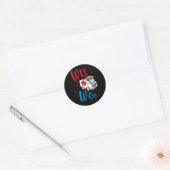 WEE WOO AMR EMT AMR Paramedic Ambulance Ronde Sticker (Envelop)