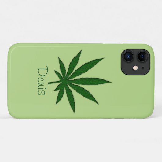 Weed Leaf Case-Mate iPhone Case (Achterkant (horizontaal))