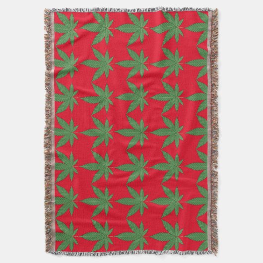 Weed Leaf Deken (Voorkant Verticaal)