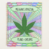 Weed Leaf Munchies Personalized Planner (Voorkant)