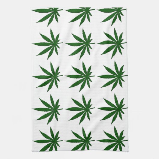 Weed Leaf Theedoek (Verticaal)