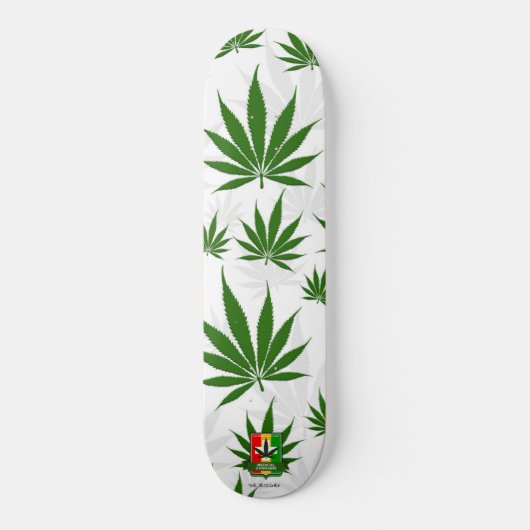 Weed Skateboard, onkruid Schaats, onkruidskateboar Skateboard (Voorkant)