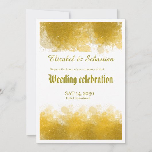Weeding invitation  (Devant)