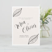 Weeding invitation  (Debout devant)