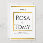 Weeding invitation (Devant)