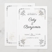 Weeding invitation (Devant / Derrière)