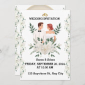 Weeding Kaart (Voorkant / Achterkant)