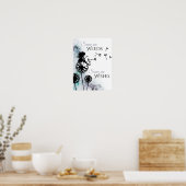 Weeds en gewas ~ Fairy en Dandelion Poster (Keuken)
