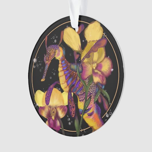 Weedy Seadragon met Orchids Ornament (voorkant)