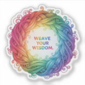 WEEF JE WISDOM STICKER (Voorkant)
