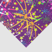 Weefblad-papierregenboogster paars tissuepapier (Detail)