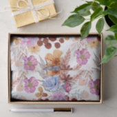Weefpapier - Heldere waterverf bloemen Tissuepapier (Geschenk)
