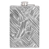 Weefpatroon ontwerp kunst  heupfles (Achterkant)