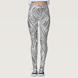 Weefpatroon ontwerp kunst  leggings