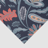 Weefsel of Decoupage papier - Boho Bold Bloemen Bl (Detail)