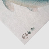 WEEFSEL : OHARA KOSON : CARP/KOI 1926 TISSUEPAPIER (Detail)