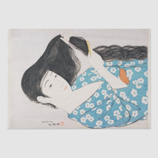 WEEFSEL PAPIER : JAPANS : GOYĭ ASHI-GUCHI :1920 (Voorkant)