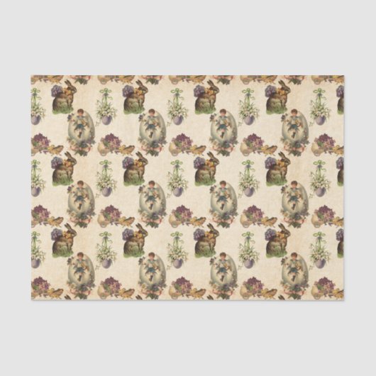 Weefsel van gemengde paaspatronen tissuepapier (Voorkant)