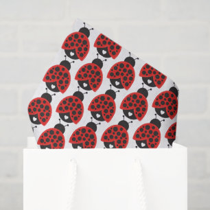 Weefsel van kleine ladybug-meisjes tissuepapier