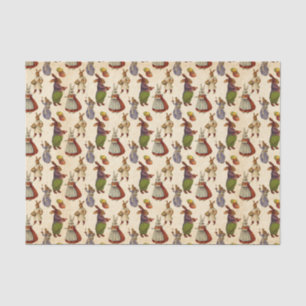 Weefsel van  paasbunny Holiday-partij betegeld Tissuepapier