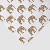 Weefsel van witte goudolifanten oerwoud tissuepapier (Detail)