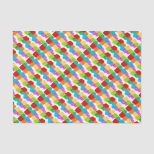 Weefsel voor verjaardagscadeau voor regenboogverfd tissuepapier